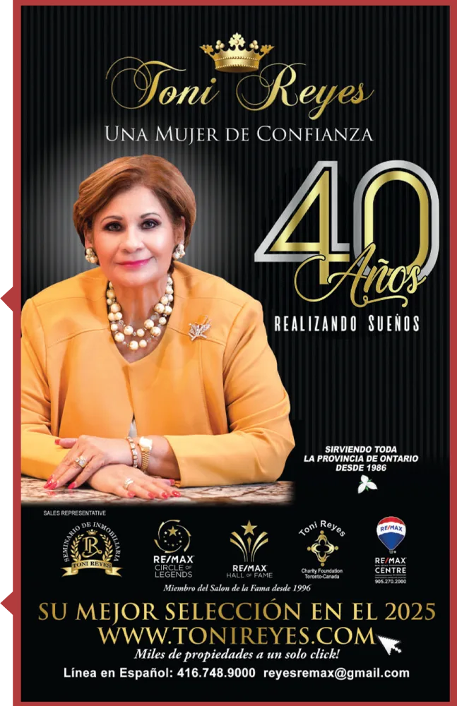 Toni Reyes Agente de Real Estate en Toronto